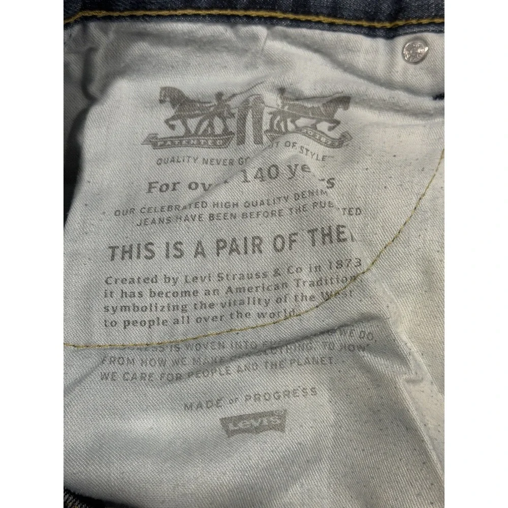 Levis 559 33X32 Actual 34X30 Mens‎ Blue Jeans 100% Cotton Medium Wash
